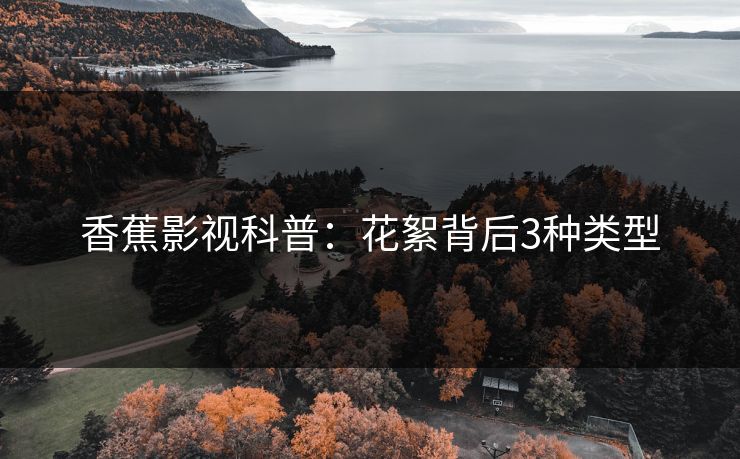 香蕉影视科普：花絮背后3种类型